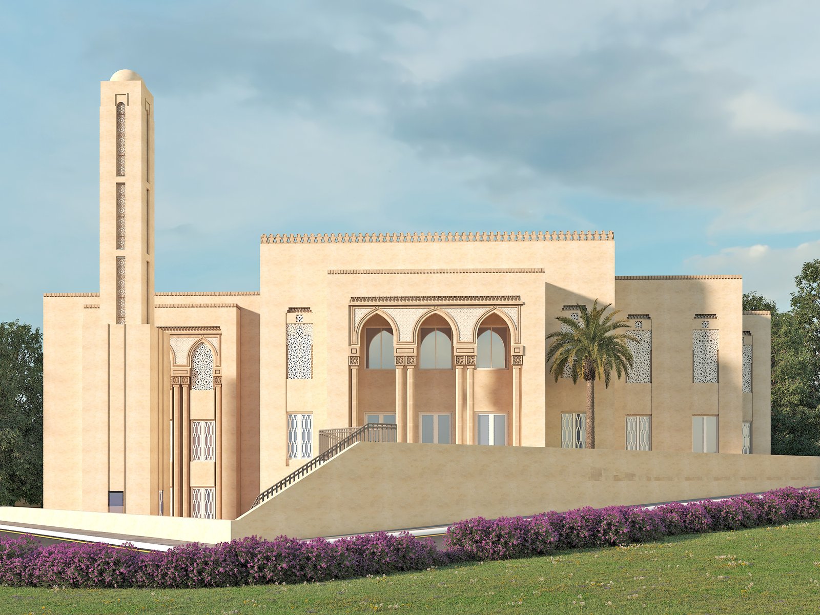 Bahria Town 3D Mosque design